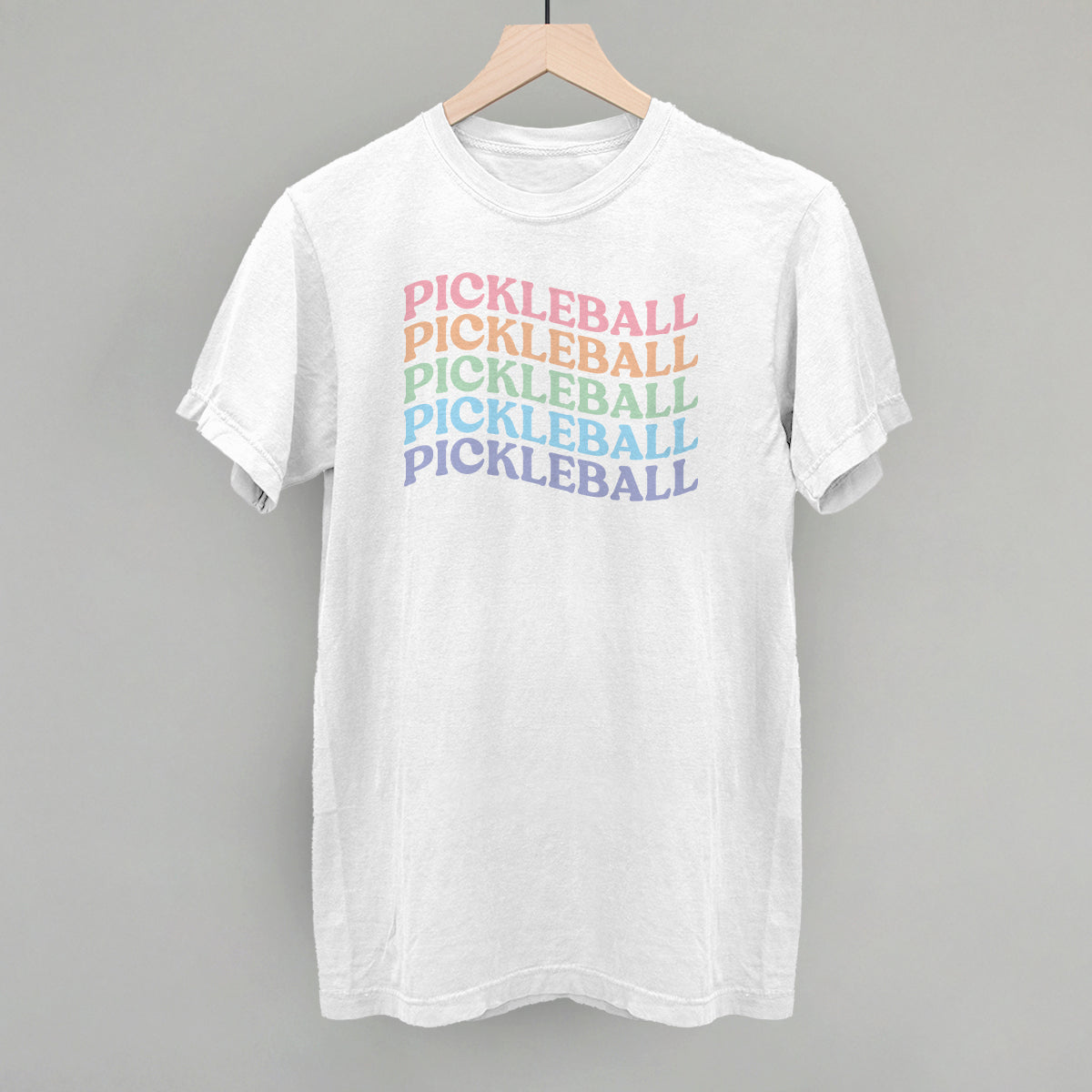 Pickleball Pastel Repeated - clothing by TeeHivey.com (Image 1)