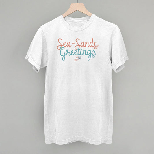 Sea-Sands Greetings - clothing by TeeHivey.com (Image 1)