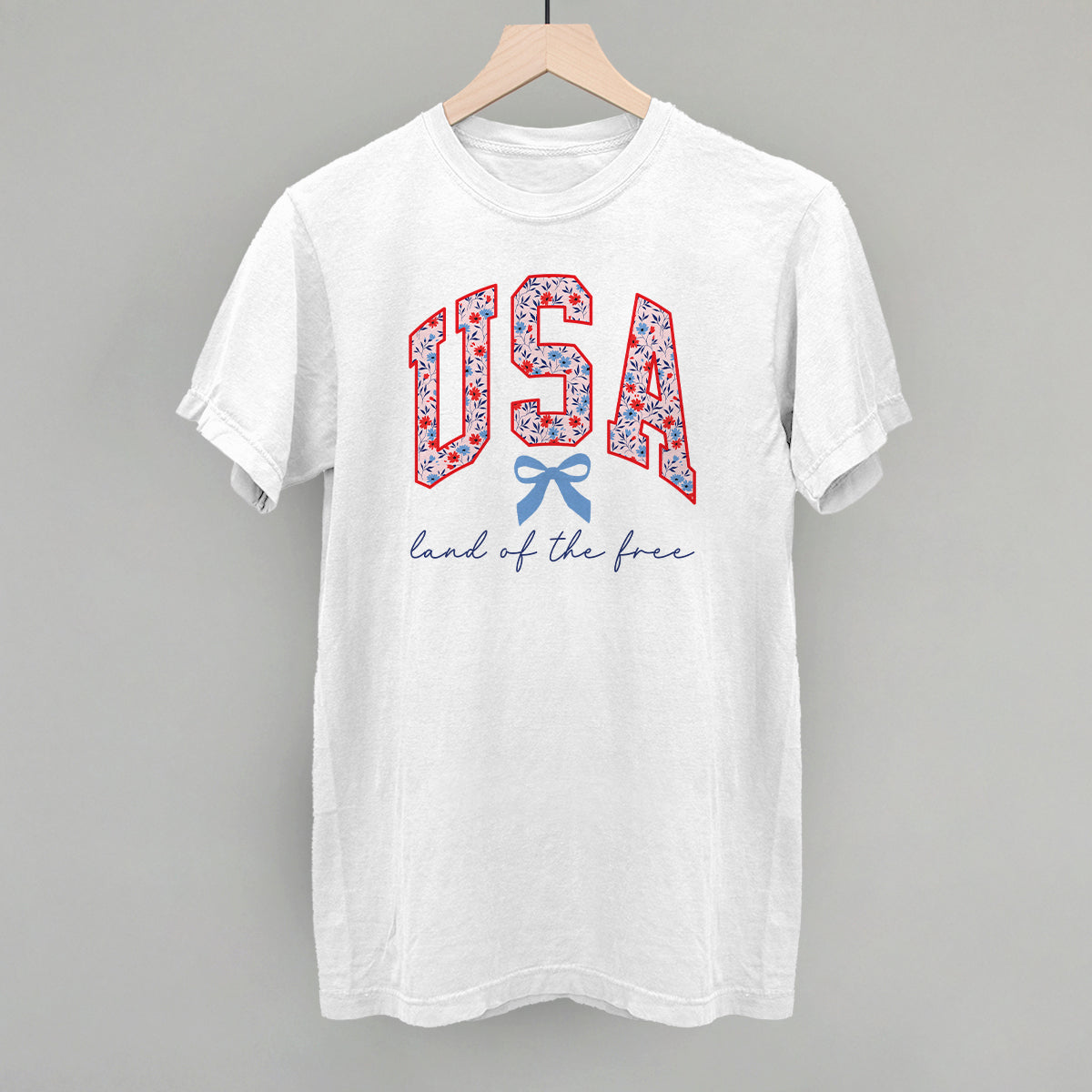 USA Floral Arch + Bow - clothing by TeeHivey.com (Image 4)