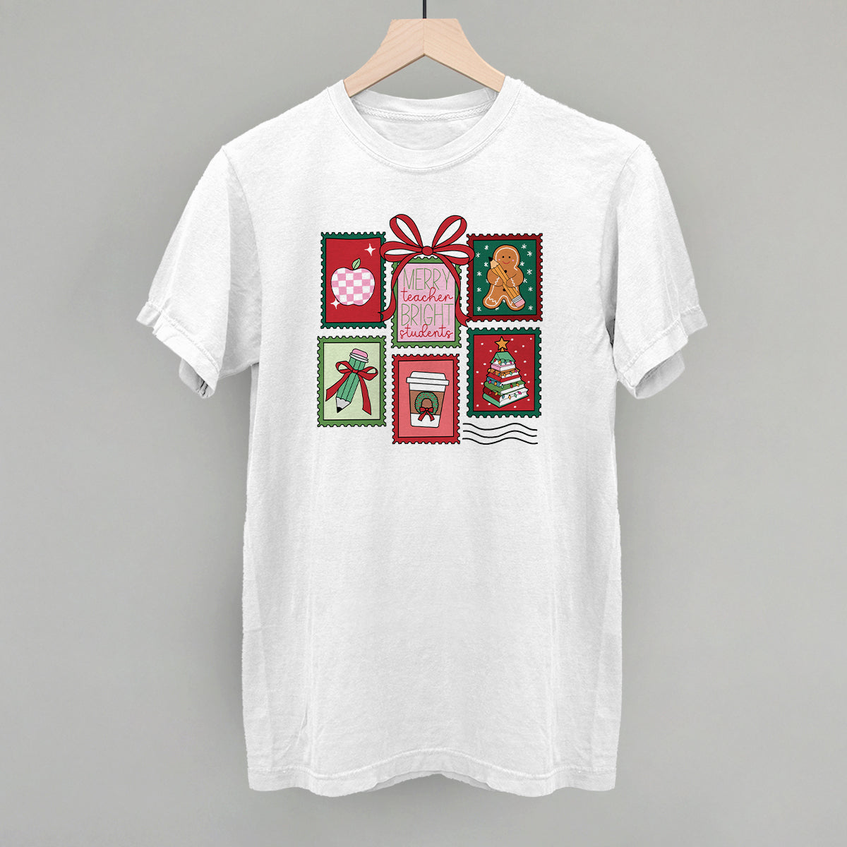 Christmas Teacher Stamps - clothing by TeeHivey.com (Image 4)