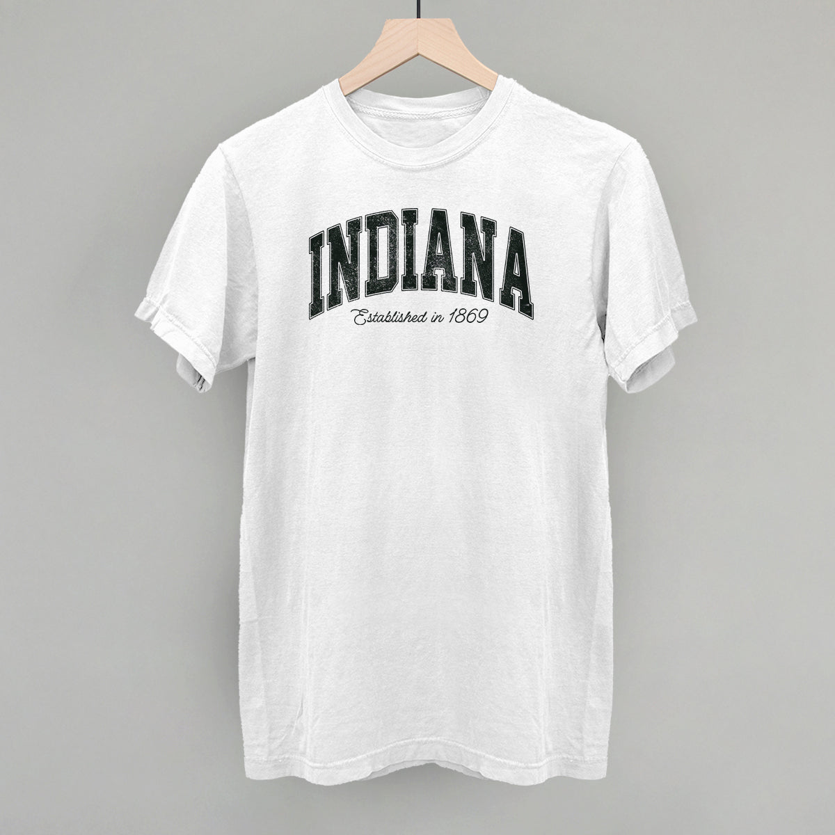 Indiana Varsity Arch (Dark Grey) - clothing by TeeHivey.com (Image 4)
