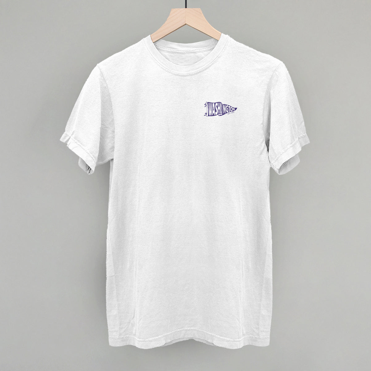 Washington Pennant Flag (Left Chest) - clothing by TeeHivey.com (Image 3)