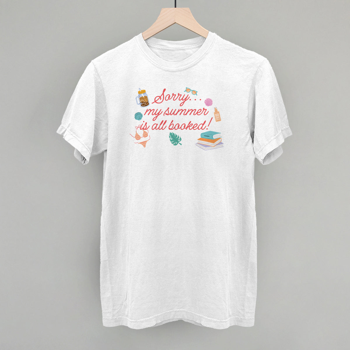 Sorry My Summer Is Booked (Script + Doodles) - clothing by TeeHivey.com (Image 4)