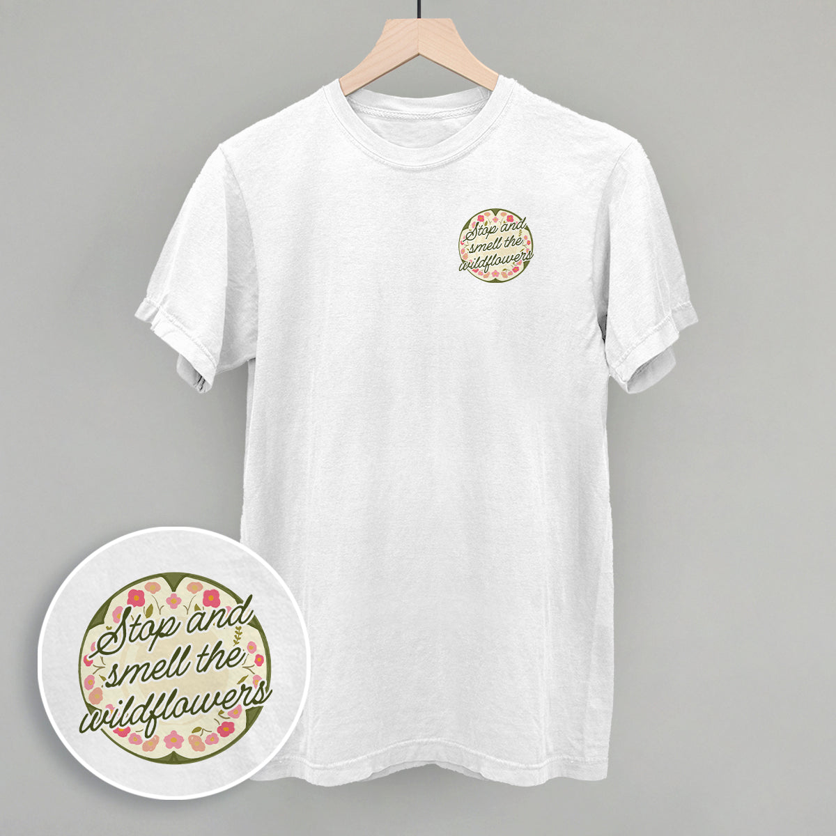 Stop And Smell The Wildflowers (Left Chest)