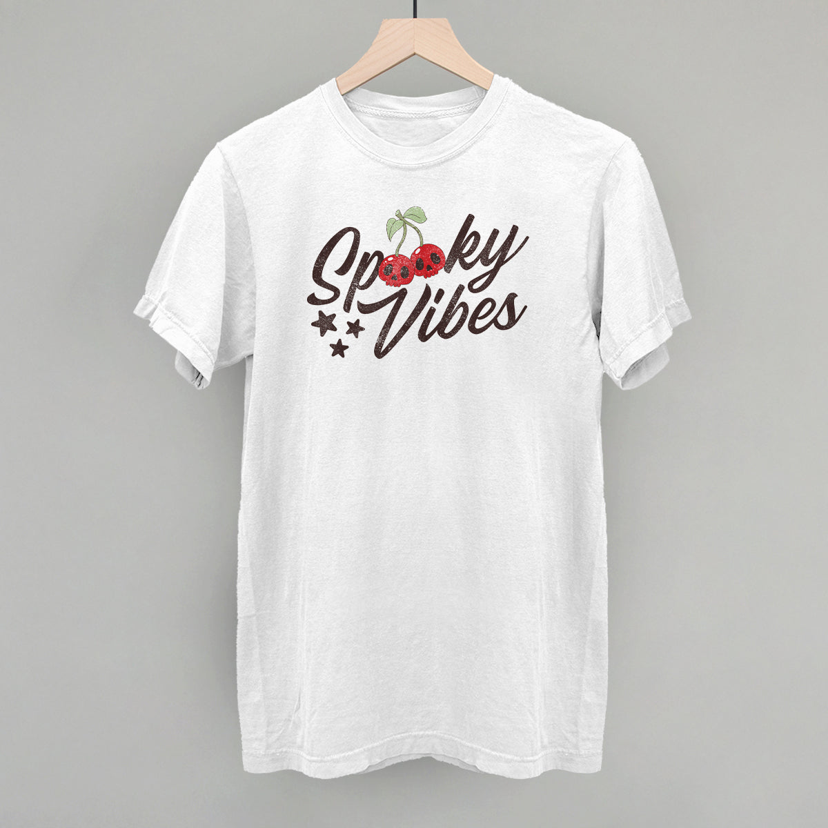 Spooky Vibes (Cherries + Stars) - clothing by TeeHivey.com (Image 4)