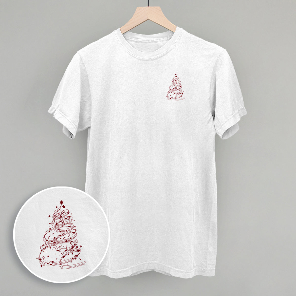 Music Note Christmas Tree (Left Chest)