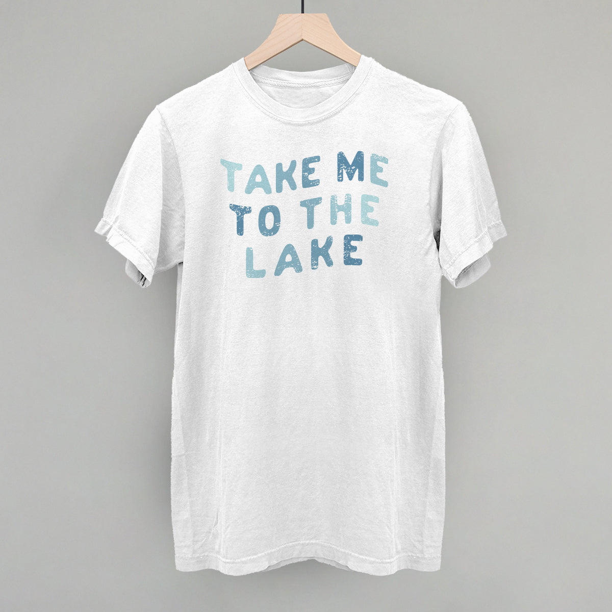 Take Me To The Lake Distressed - clothing by TeeHivey.com (Image 1)