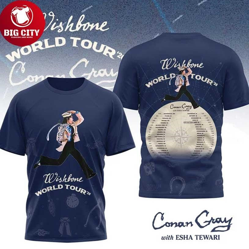 Conan Gray Wishbone World Tour Two Sided Shirt