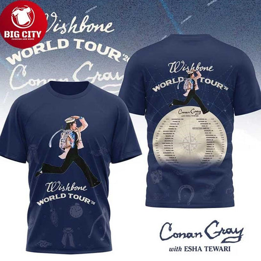 Conan Gray Wishbone World Tour Two Sided Shirt