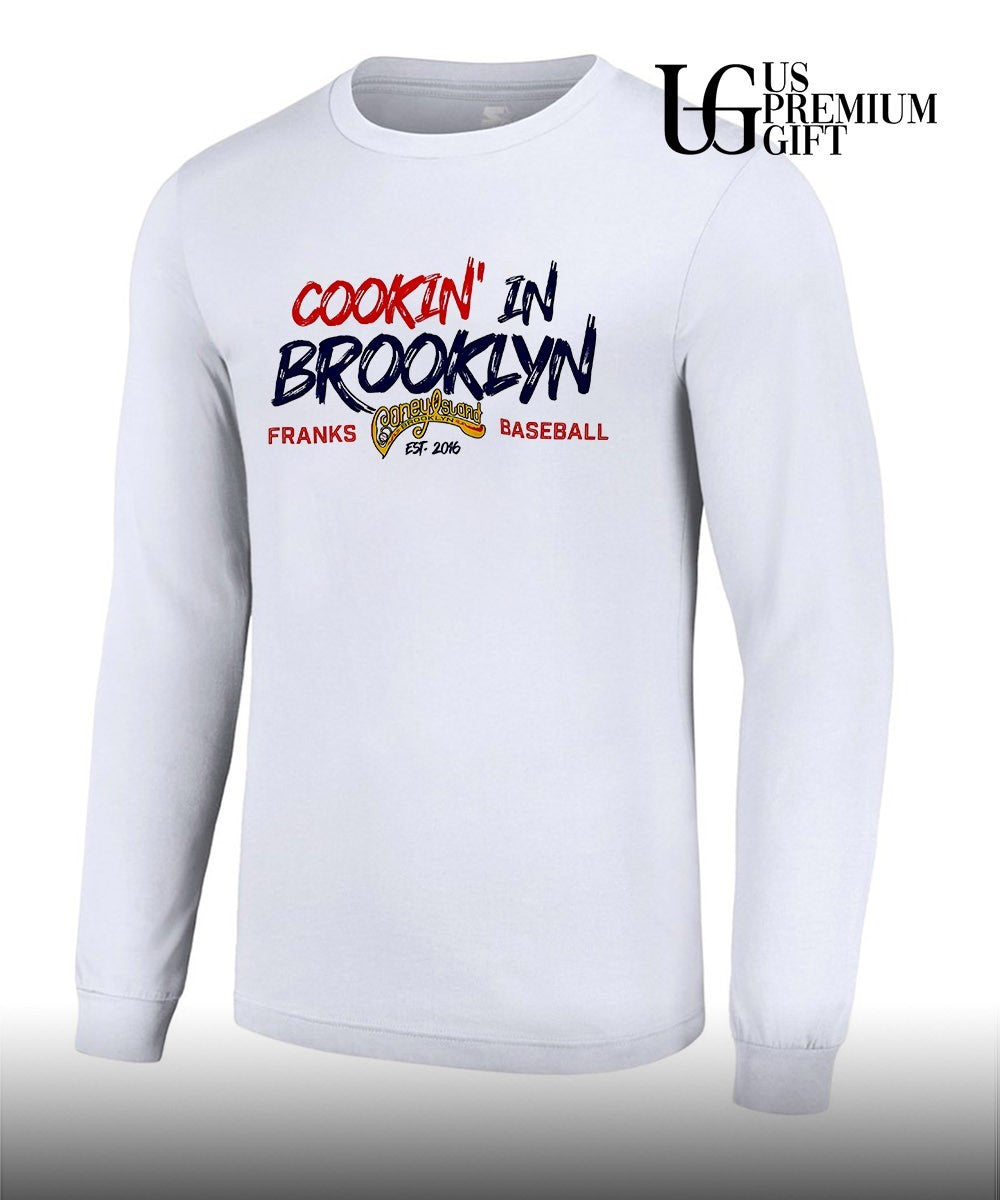 Coney Island Franks Cookin’ in Brooklyn Baseball Est 2016 shirt