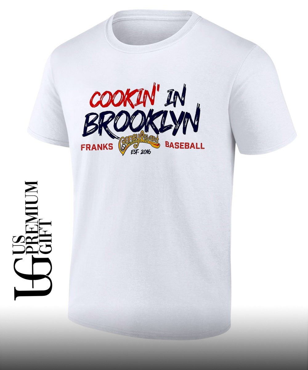 Coney Island Franks Cookin’ in Brooklyn Baseball Est 2016 shirt