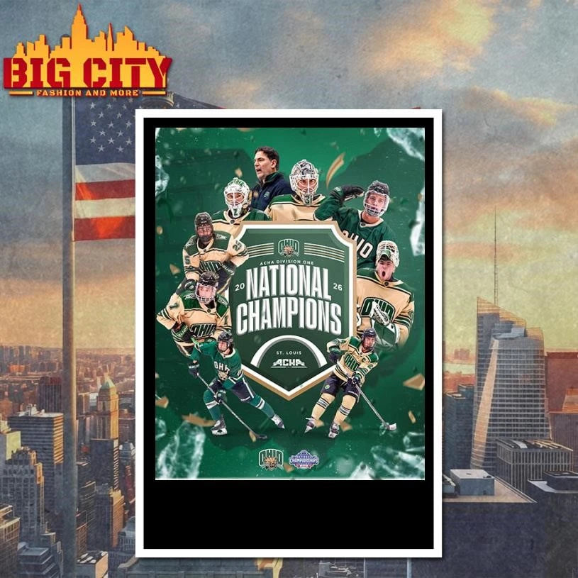 Congrats Ohio Bobcat Hockey ACHA Men’s Division 1 National Champions Poster Shirt
