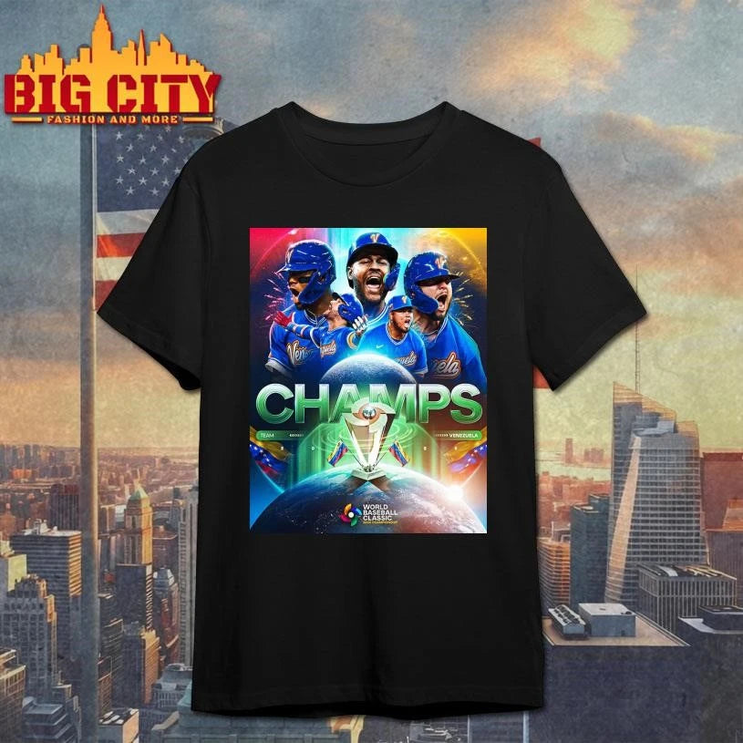 Congrats Venezuela Baseball Champions World Baseball Classic 2026 First Time In History Poster Shirt