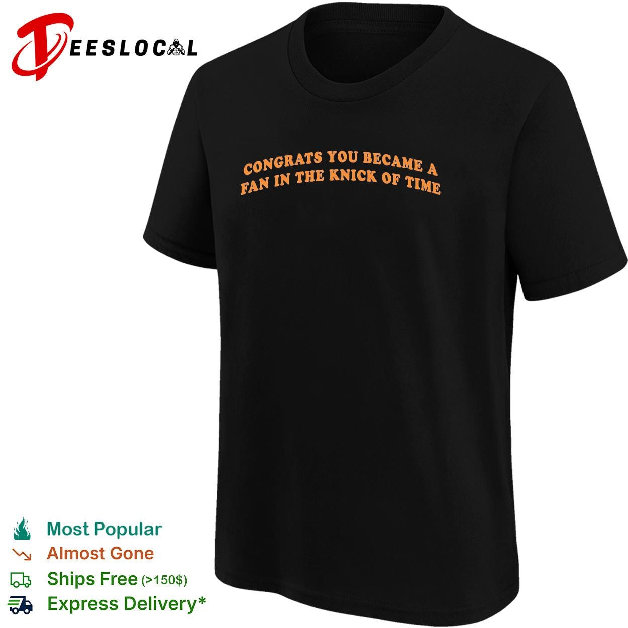 Congrats You Became A Fan In The Knick Of Time New York Knicks basketball NBA Finals 2026 shirt