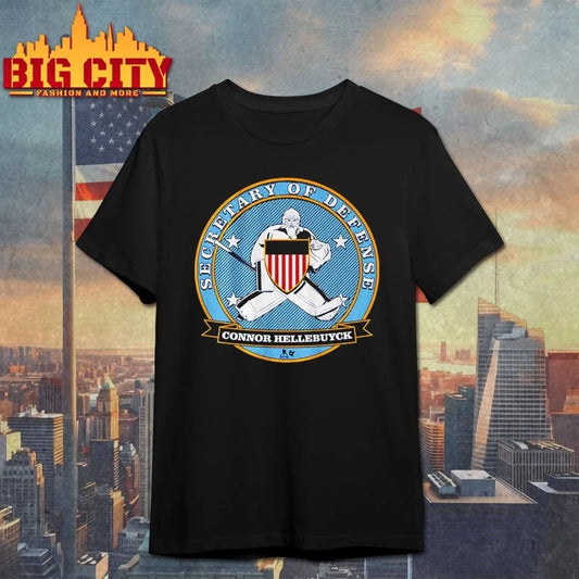 Connor Hellebuyck Secretary of Defense T-shirt