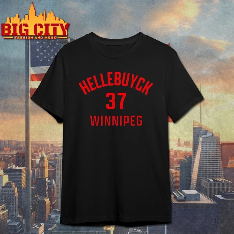 Connor Hellebuyck Winnipeg Name &amp; Number t-shirt