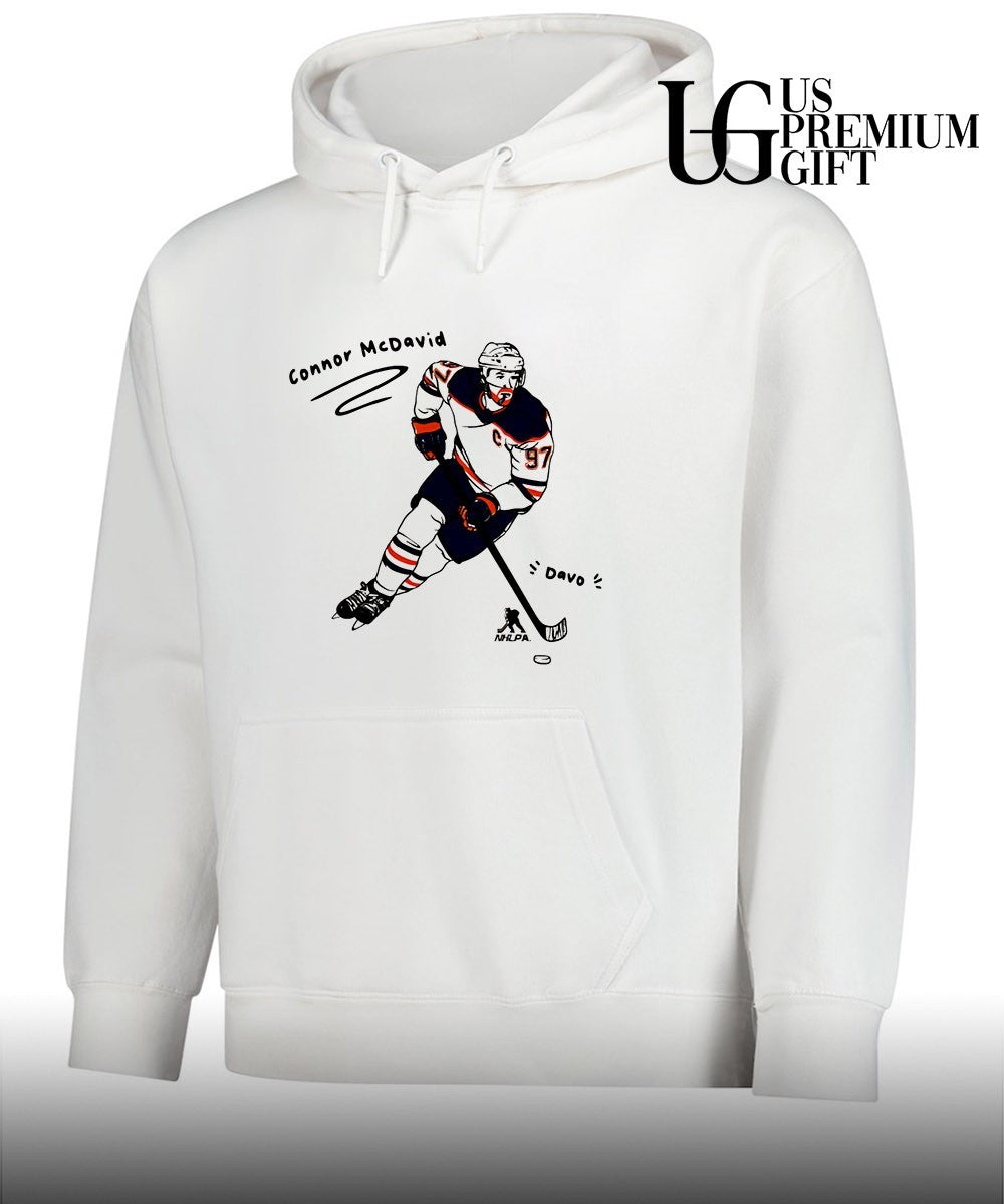 Connor McDavid Edmonton Oilers NHL Davo shirt