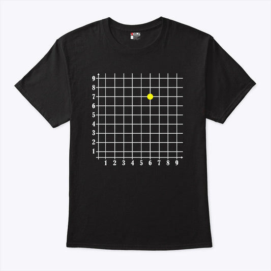 Coordinate (6,7) Funny Math Teacher Six Seven Meme Shirt