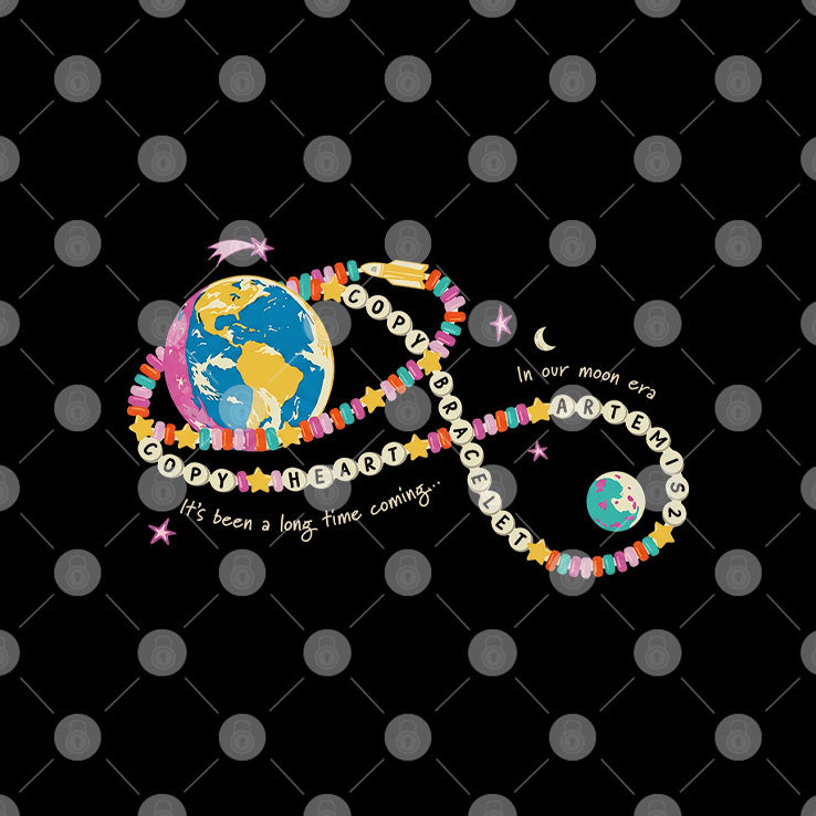Copy Heart Copy Bracelet Artemis II NASA Mission T Shirt