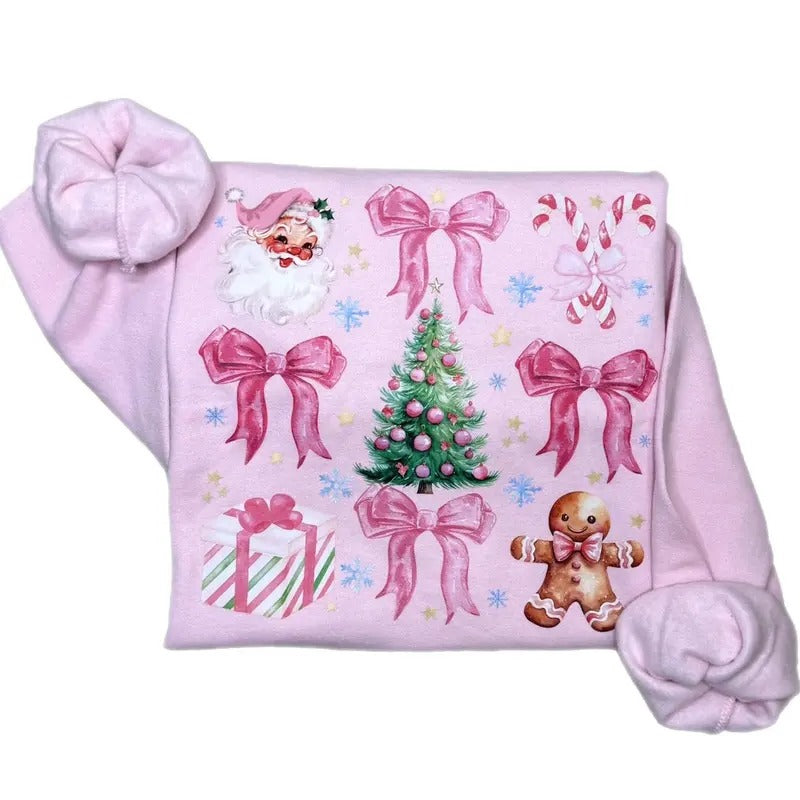 Coquette Christmas Crewneck Sweatshirt - clothing by TeeHivey.com