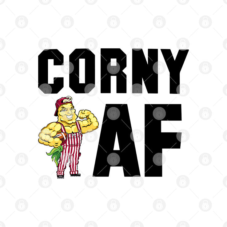 Corny AF Nebraska Cornhuskers Shirt