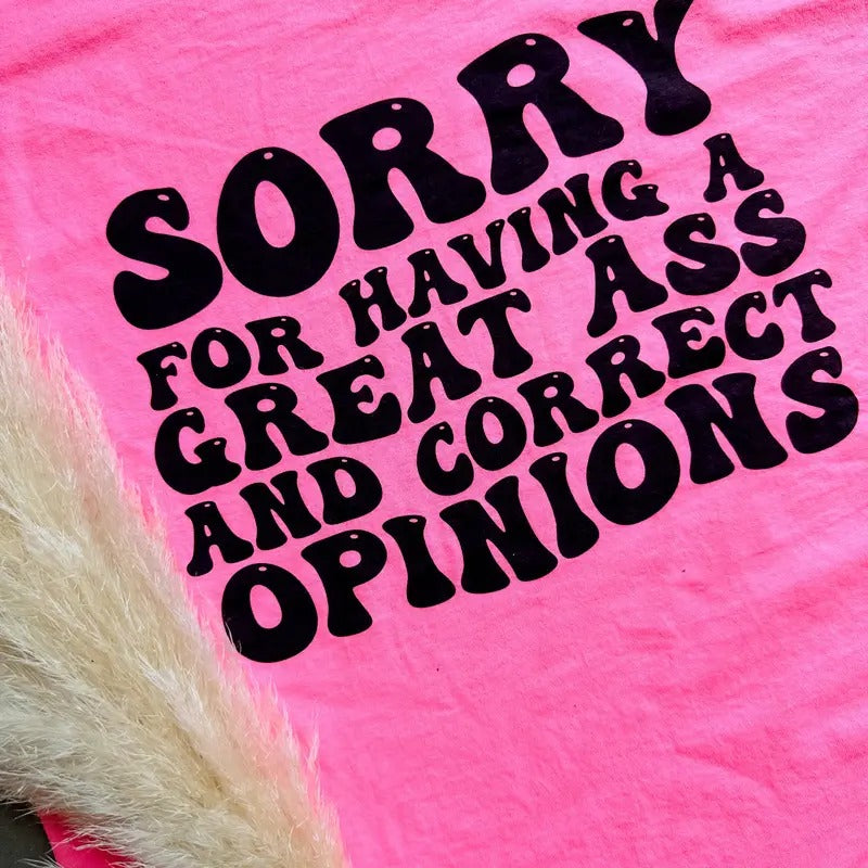 Correct Opinions Graphic Tee