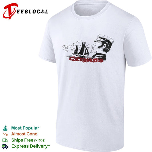 Corto Maltese Sailing Boat Character shirt