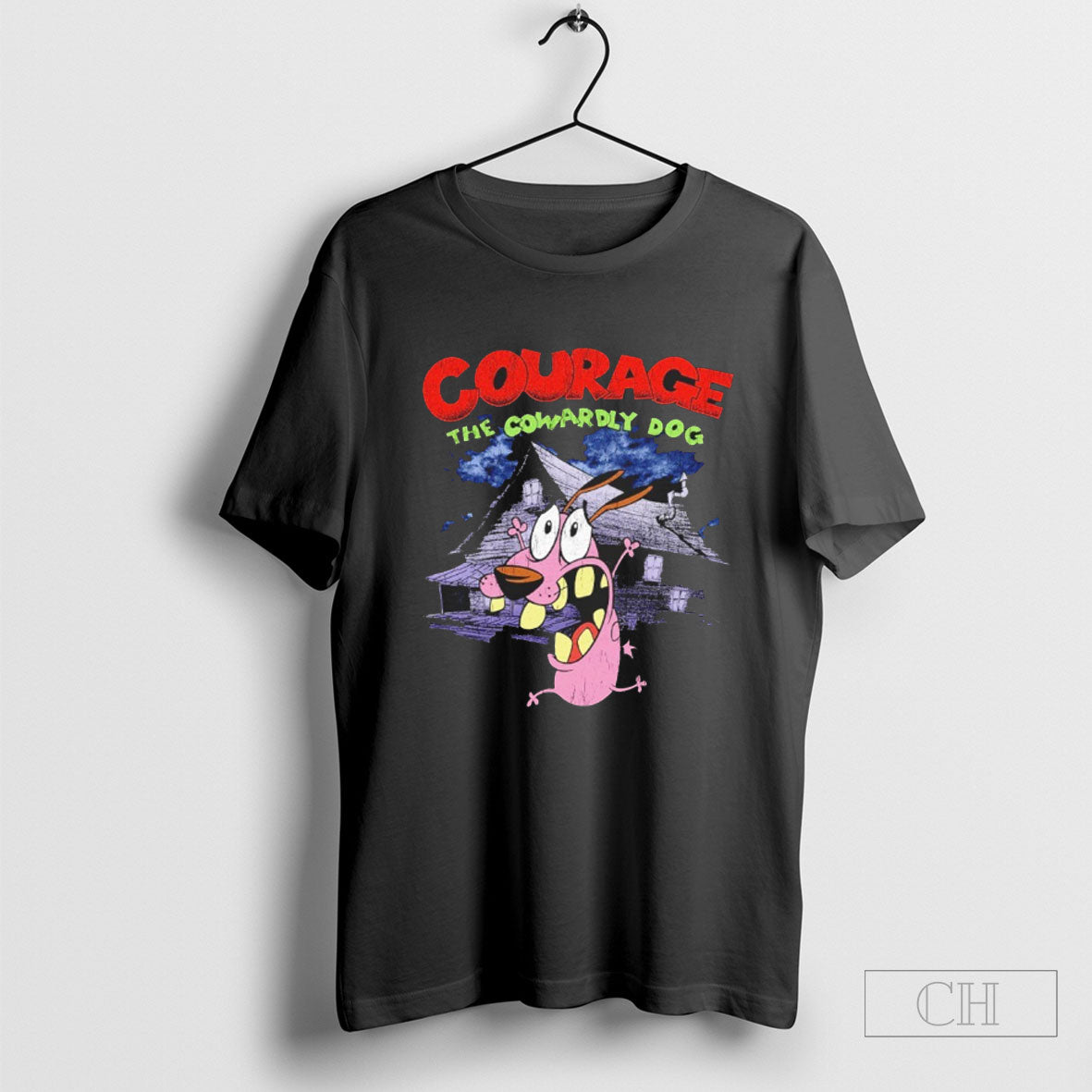 Courage The Cowardly Dog Halloween Shirt