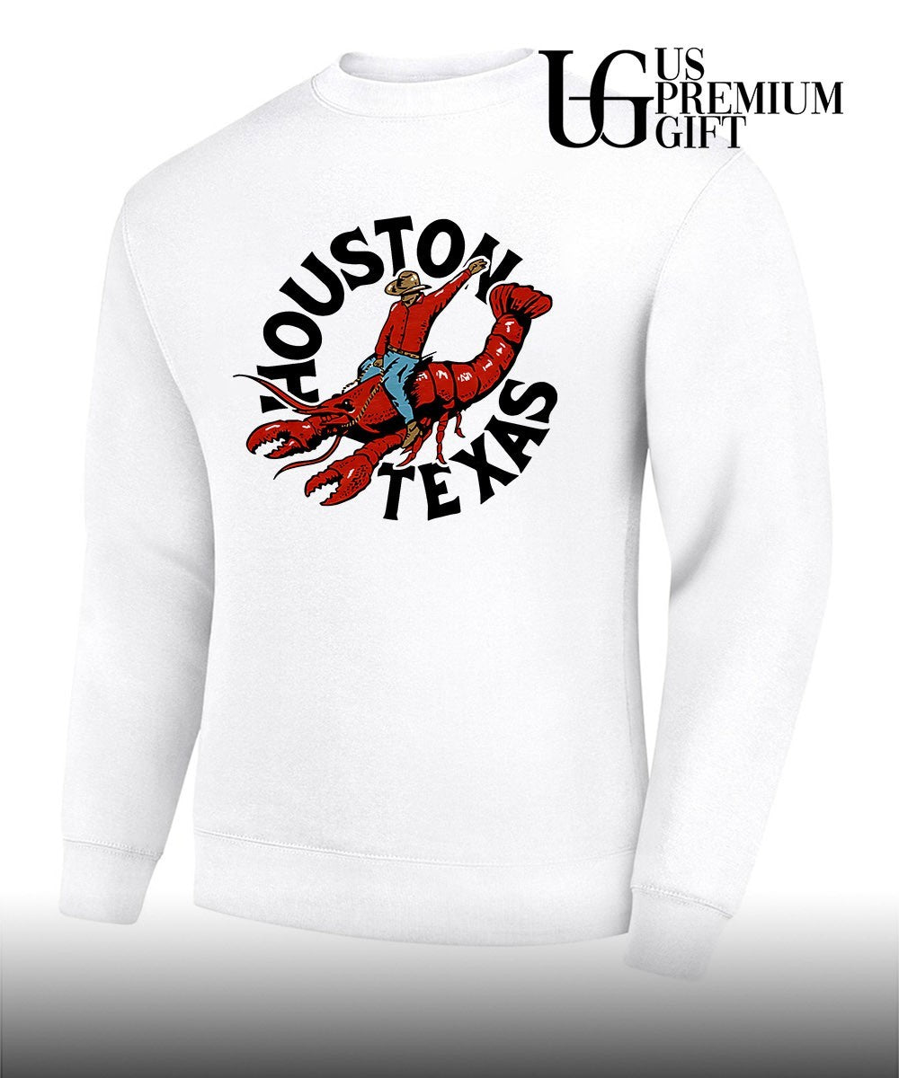 Cowboy Riding Lobster Houston Texas shirt