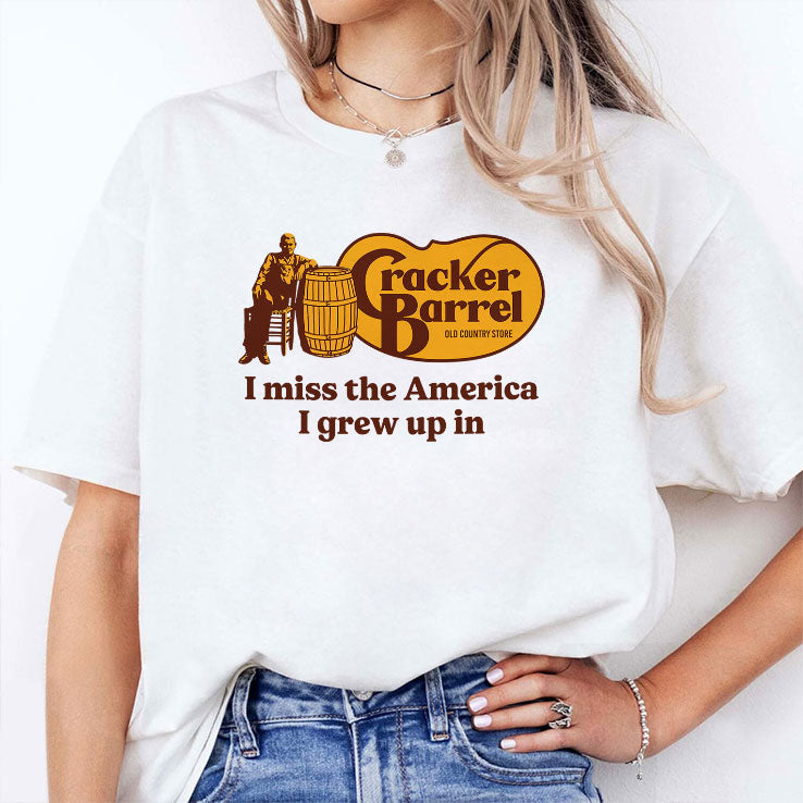 Cracker Barrel I Miss The America I Grew Up In T Shirt