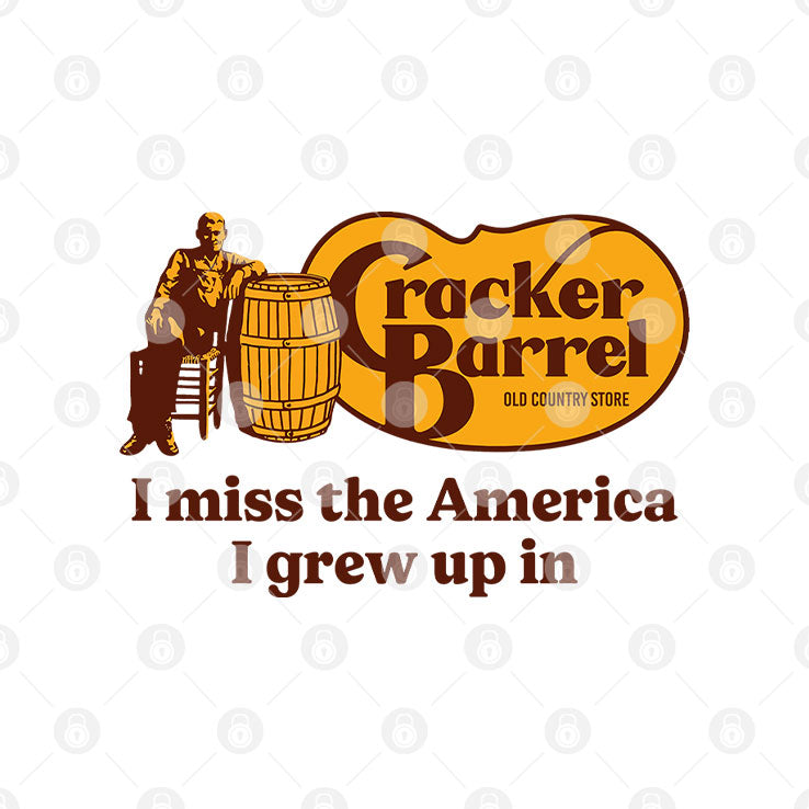 Cracker Barrel I Miss The America I Grew Up In T Shirt