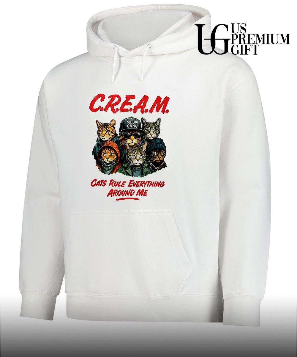 Cream cats rule everything around me shirt