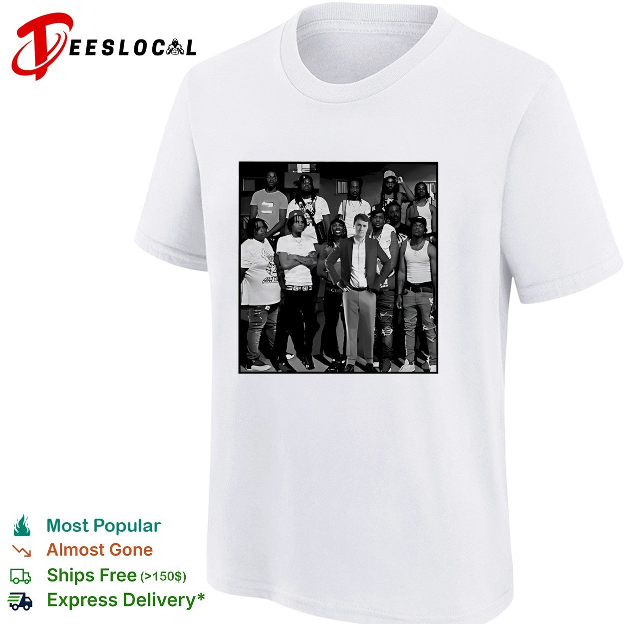 Crew group photo shirt