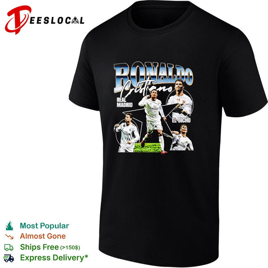 Cristiano Ronaldo Real Madrid El Bicho portrait shirt