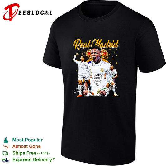 Cristiano Ronaldo Vinicius Junior Real Madrid Los Blancos 2024 shirt