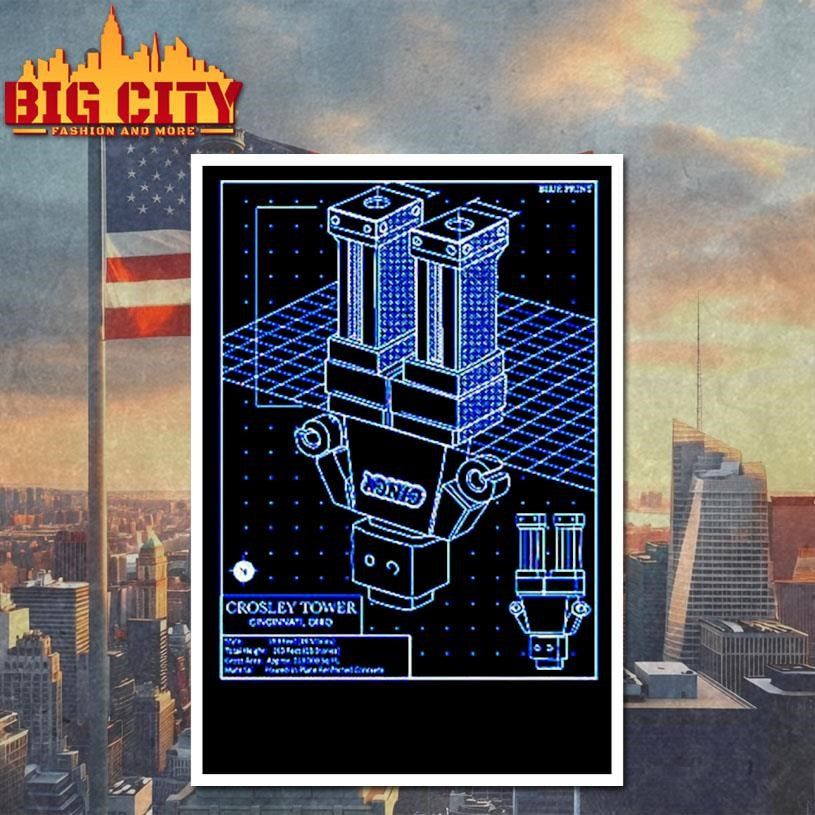 Crosley Tower Blueprint Shirt