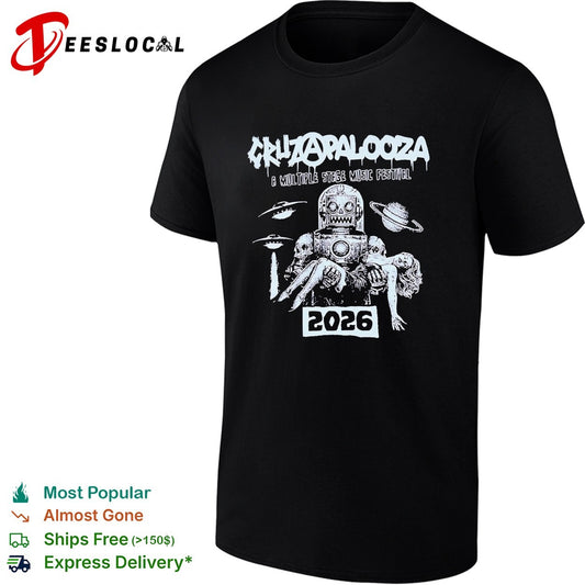 Cruzapalooza a multiple stage music festival 2026 shirt