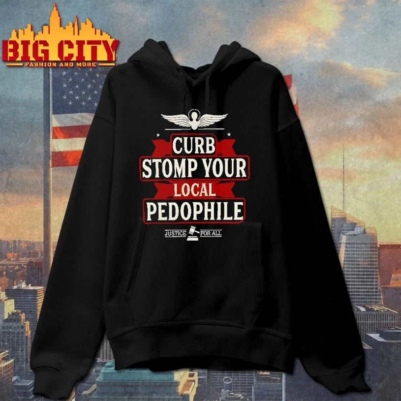 Curb Stomp Your Local Pedophile Justice For All t-shirt