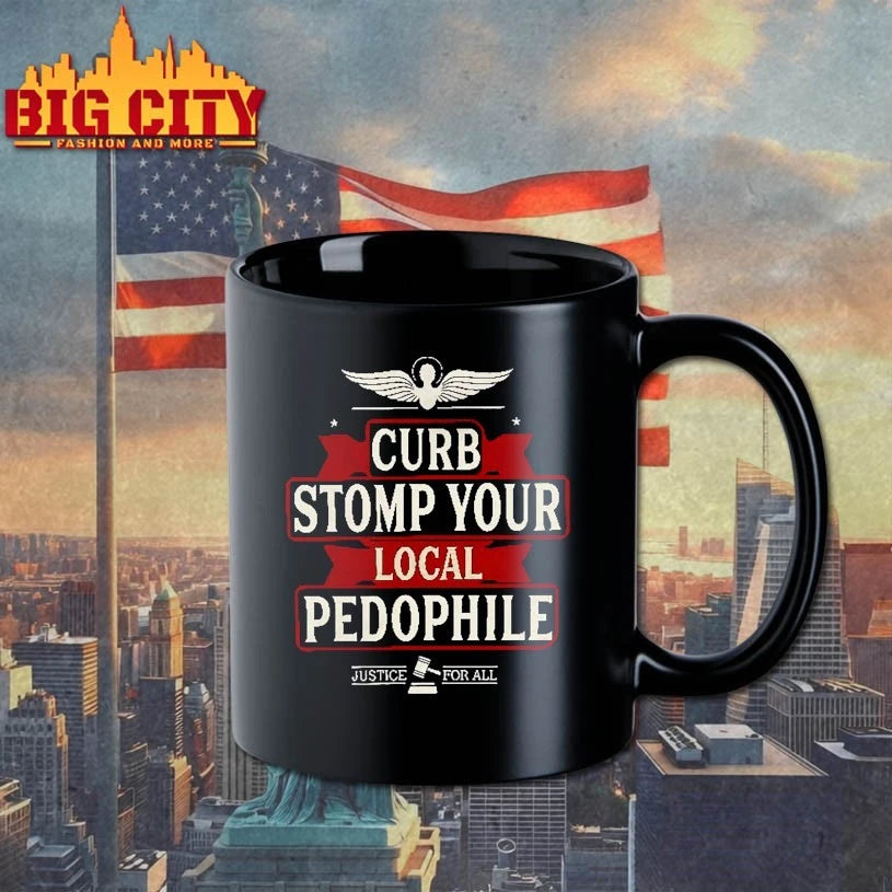 Curb Stomp Your Local Pedophile Justice For All t-shirt
