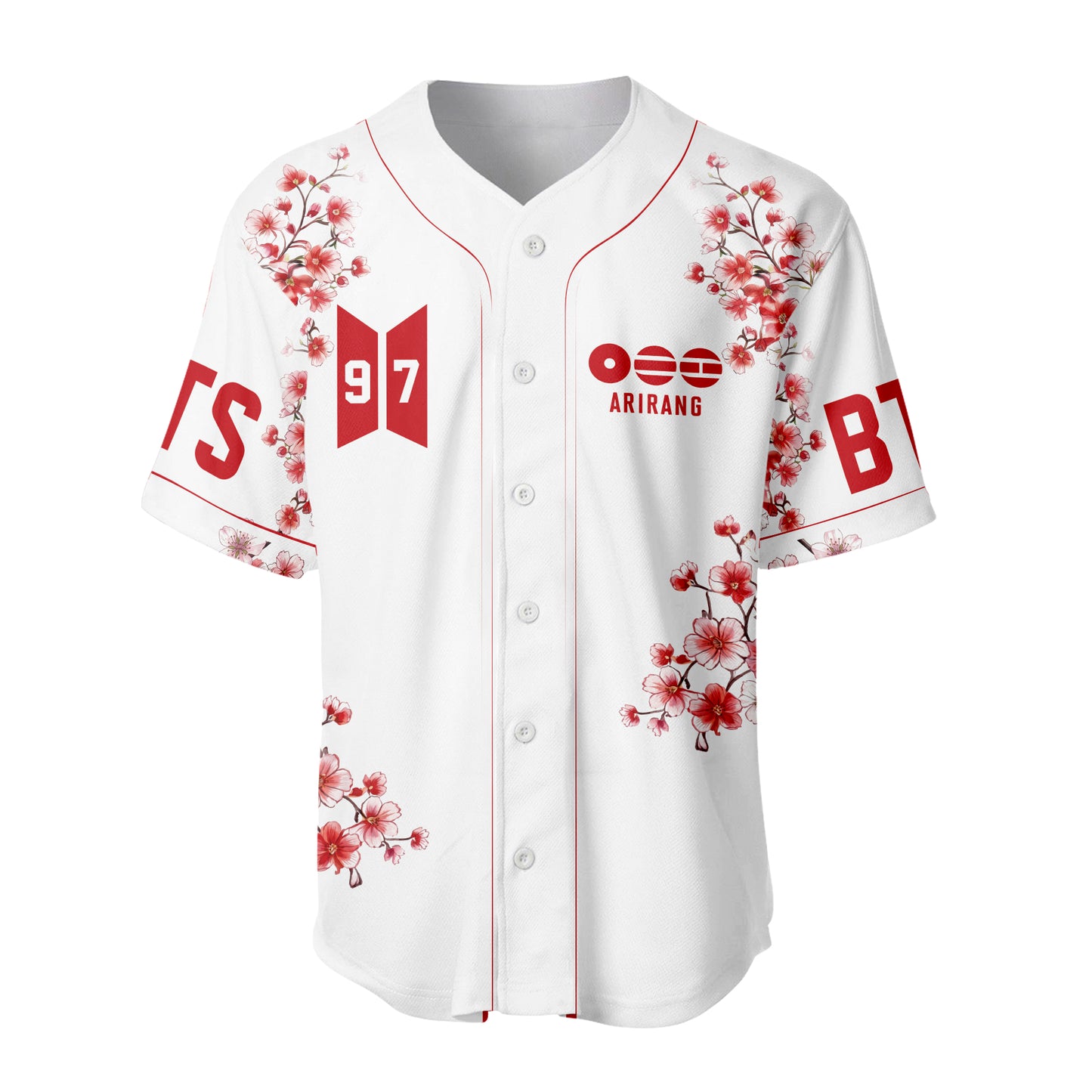Custom BTS Kpop Concert Baseball Jersey