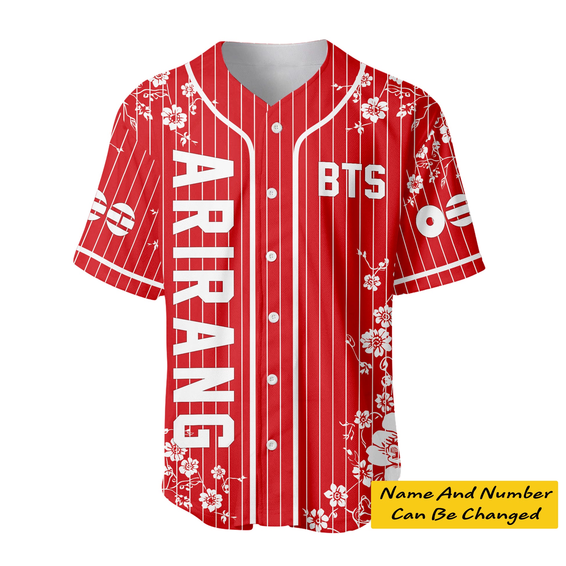 Custom BTS Members Arirang World Tour Baseball Jersey