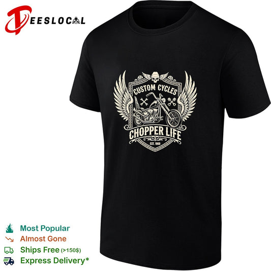 Custom cycles chopper life 1968 shirt