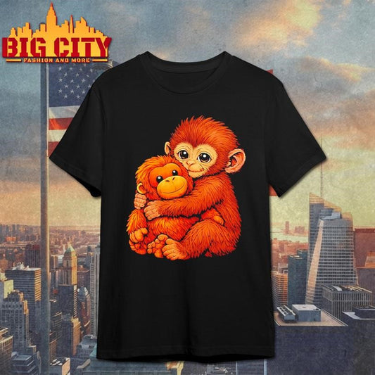 Cute Monkey Named Punch Funny Animal Shirt