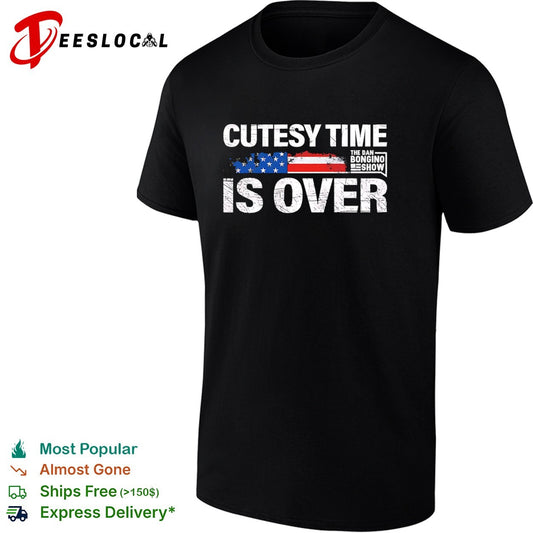 Cutesy time is over the Dan Bongino show American flag shirt