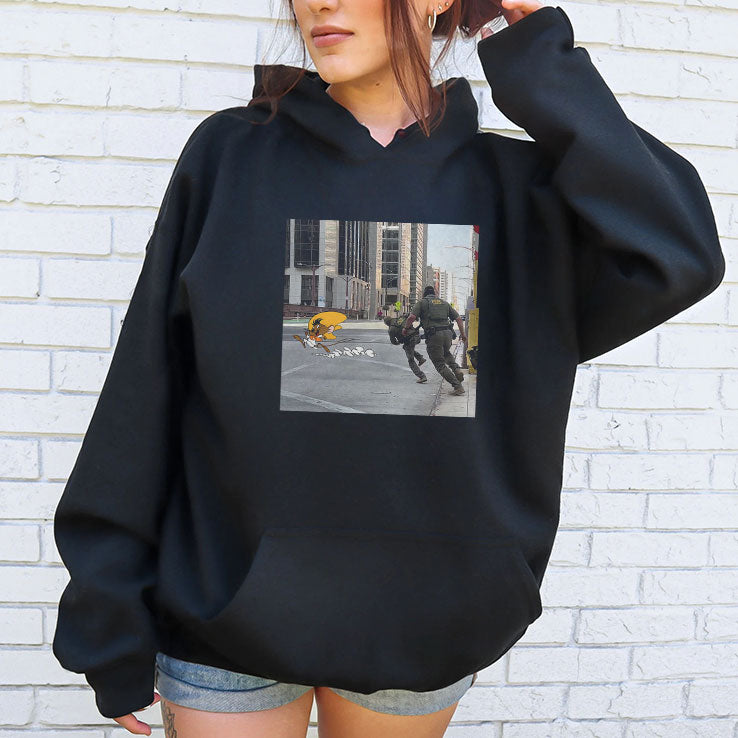 Cyclist Taunting ICE Agents T Shirt