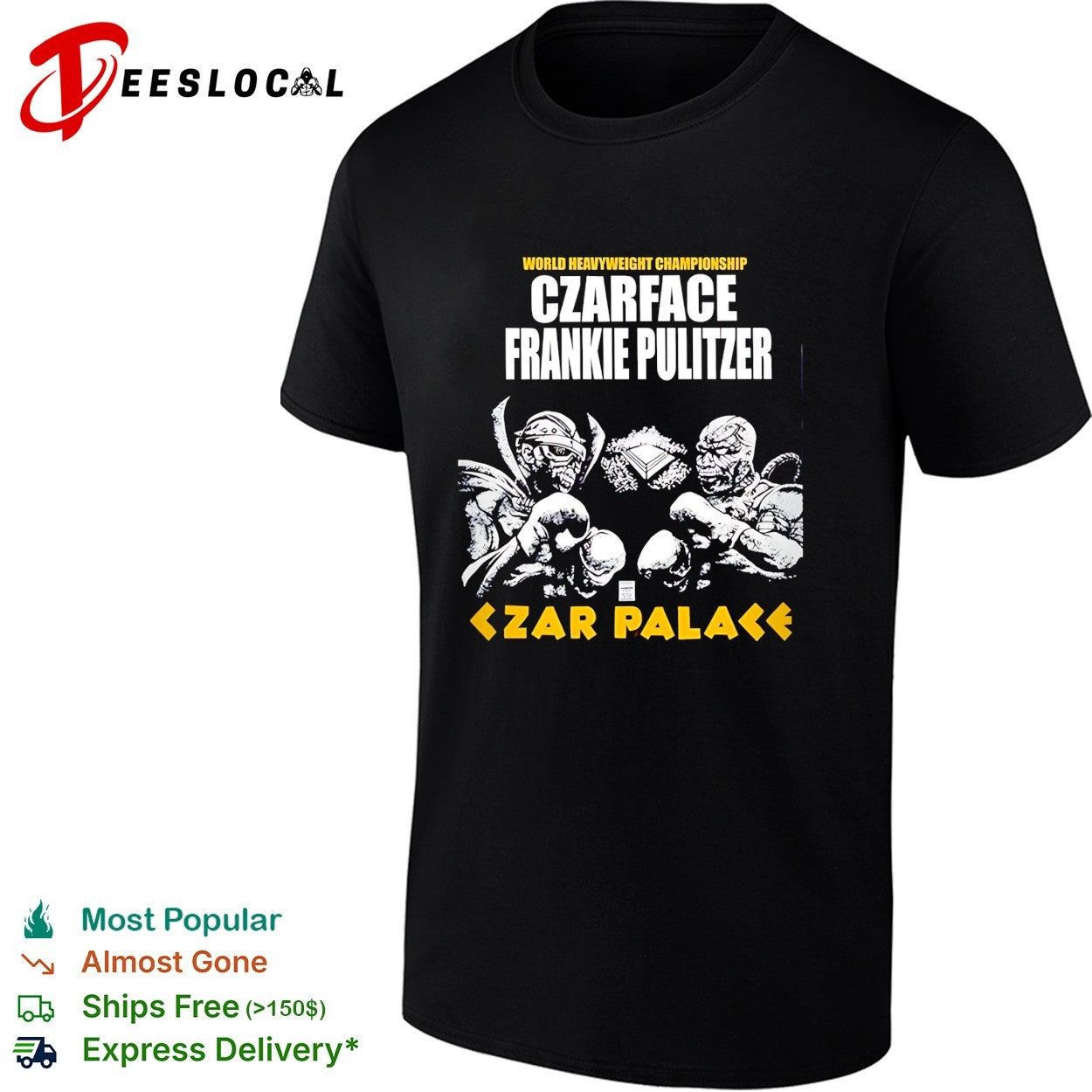 Czarface Frankie Pulitzer world heavyweight championship Czar Palace shirt