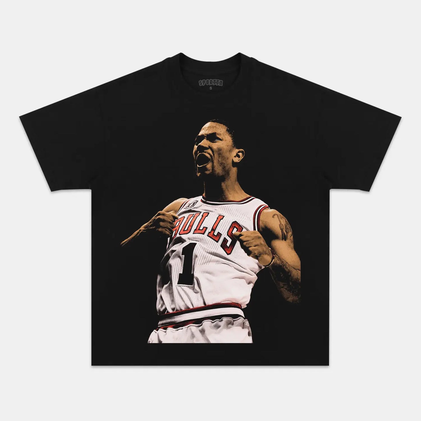 D-ROSE VINTAGE TEE Style001