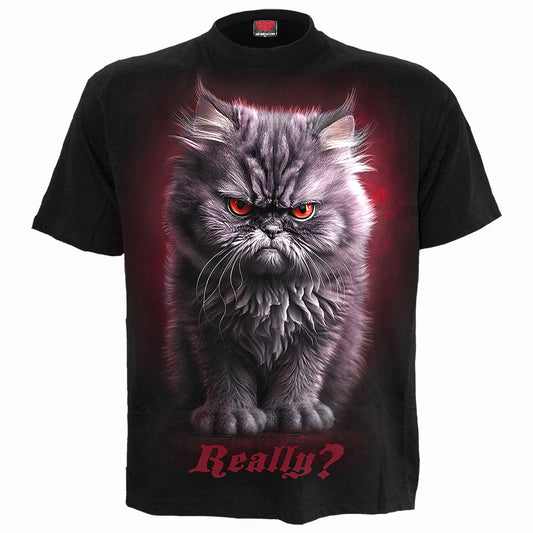 ANGER MANAGEMENT - Kids Front Print T-Shirt Black - clothing by TeeHivey.com (Image 1)
