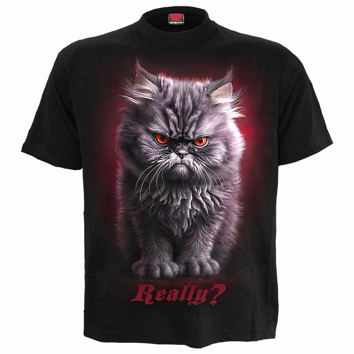 ANGER MANAGEMENT - Front Print T-Shirt Black - clothing by TeeHivey.com (Image 1)