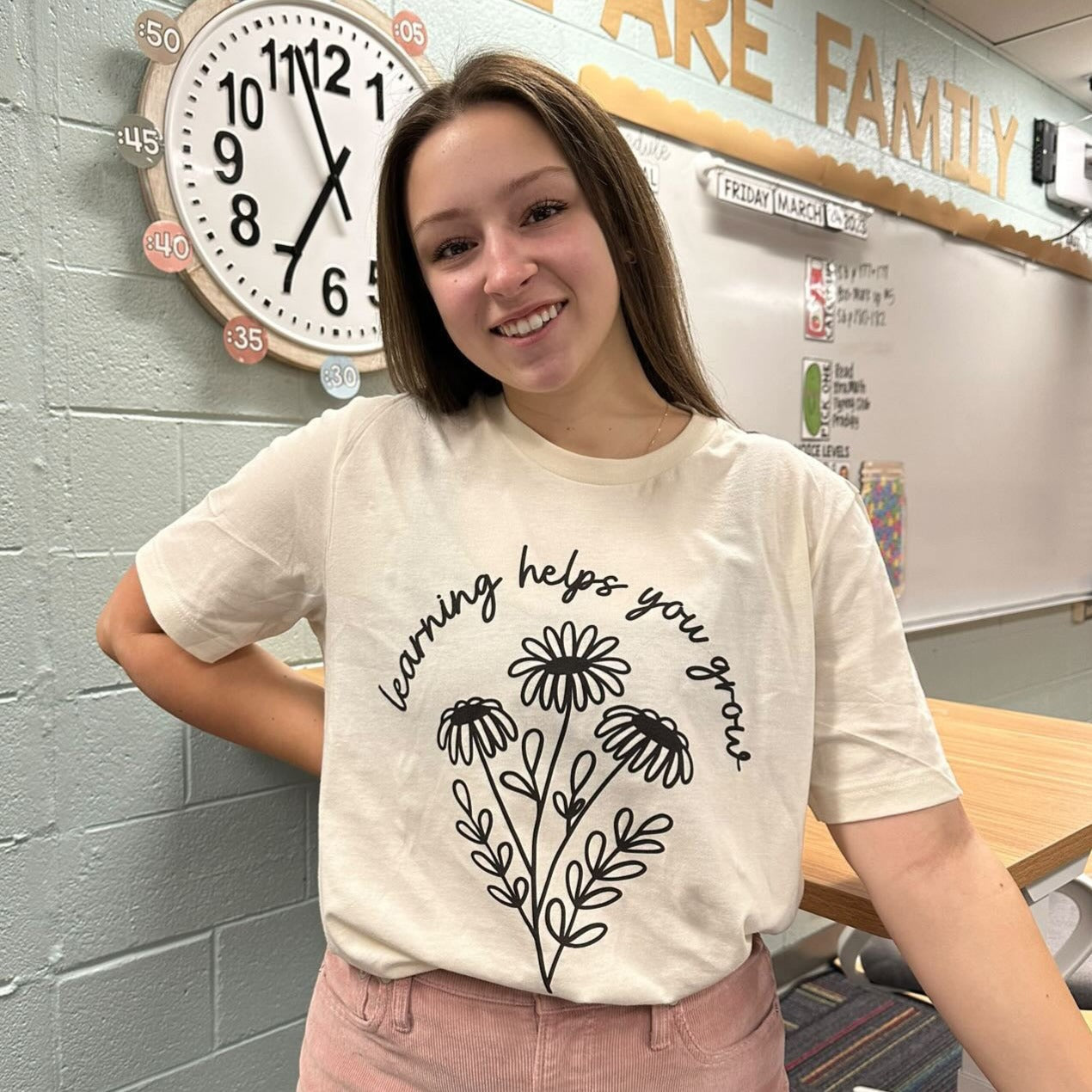 Learning Helps You Grow - clothing by TeeHivey.com (Image 1)
